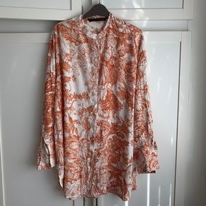 Zara Printed tunic top